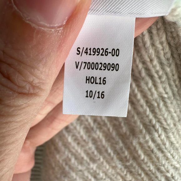 BANANA‎ REPUBLIC Light Gray & Mint Ladies Casual Sweater, S - Picture 6 of 6